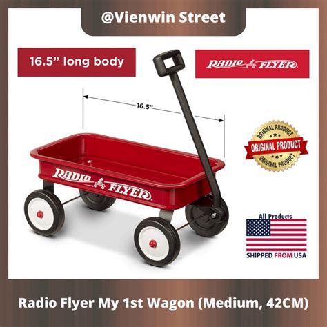 🔥ready🔥radio Flyer My First Wagon Medium Red Wagon Little Tikes