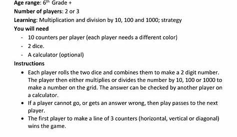 math games for 6th grade