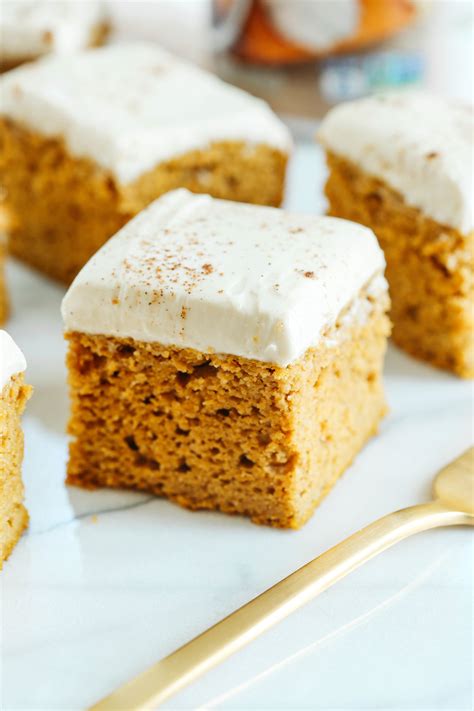 Pumpkin Bars With Cream Cheese Frosting Eat Yourself Skinny
