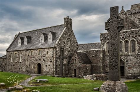 The Iona Abbey On The Isle Of Iona Castles In Scotland Abandoned