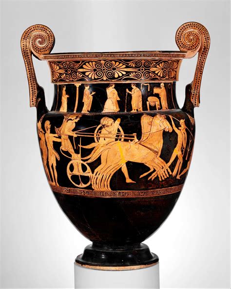 Terracotta Volume Krater Bowl For Mixing Wine And Water Attributed To The Painter Of The