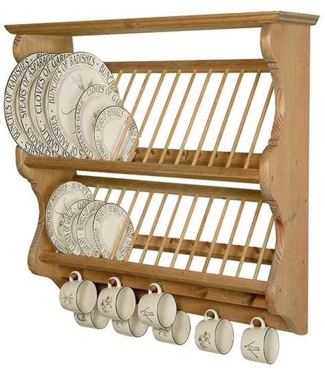 Penny pine plateracks in traditional waxed pine finish. Plate racks, The cup and Plates on Pinterest