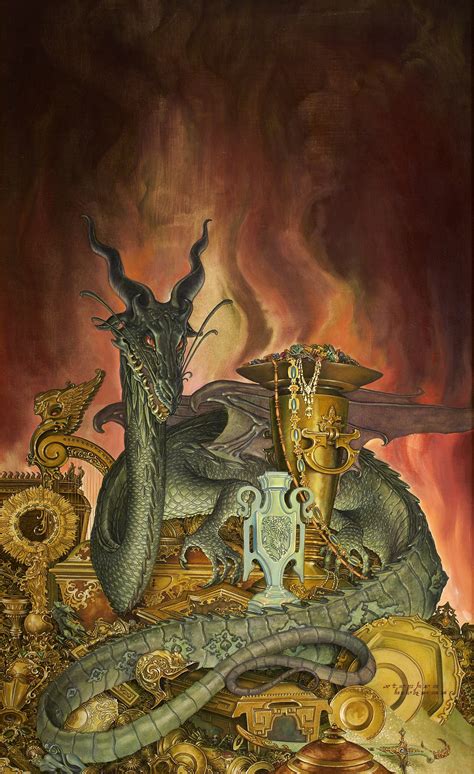 Dragon Hoard by artist Stephen Hickman : r/ImaginaryDragons