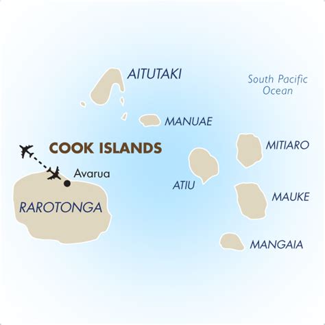 Cook Islands Geography And Maps Cook Islands Vacation Goway