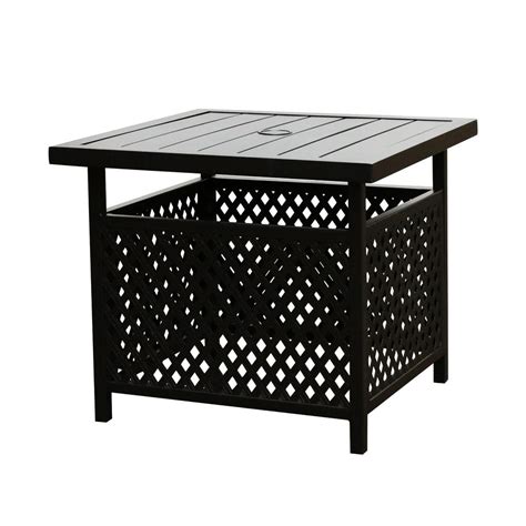 Buy products such as compamia ocean rectangle coffee table at walmart and save. TOP HOME SPACE Black 22 in. Square Metal Outdoor Dining ...