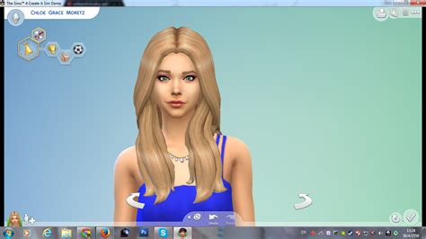 Chloe Grace Moretz Sims 4 Create The Sims Demo By Fluke11 On Deviantart