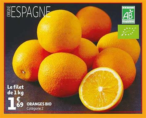Offre Oranges Bio Chez Auchan
