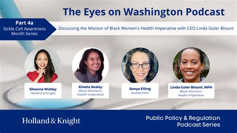 Podcast Discussing The Mission Of Black Womens Health Imperative With Ceo Linda Goler Blount