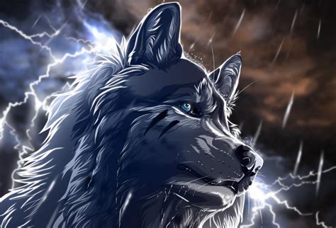 Anime Wolf Head Wallpaper By Angelamongdarkness On Deviantart