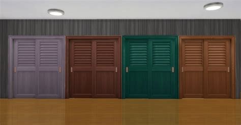 The Closet Sliding Doors By Adonispluto At Mod The Sims Sims 4 Updates