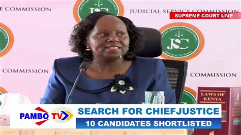 Search For Kenyas Next Chief Justice Prof Patricia G Kameri Mbote