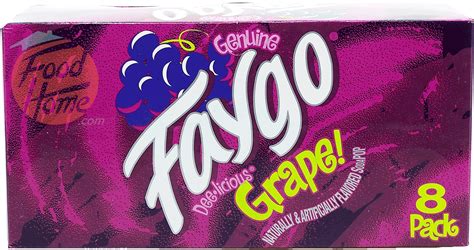 Buy Faygo Grape Flavored Soda Pop 8 Pack 12 Fl Oz Cans In Box 1