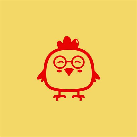 Cute Chicken Logo Vector 21858236 Vector Art At Vecteezy
