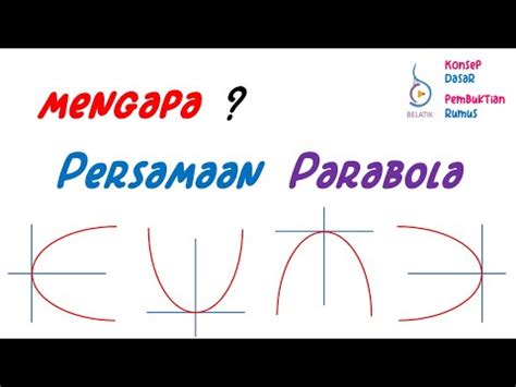 Perbedaan Antara Parabola Dan Persamaan Garis Ilmu 2024