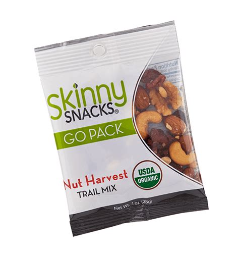 Skinny Snacks - Nut Harvest Trail Mix 1oz Go Pack | Skinny ...