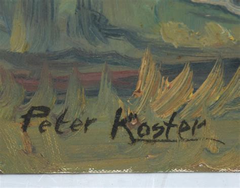Peter 1891 Koster Artwork For Sale At Online Auction Peter 1891