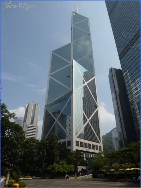Cool Skyscraper Of The Bank Of China Skyscraper Tower Victoria Harbour