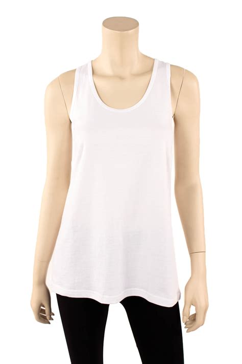 Womens Loose Fit Tank Top Cotton Relaxed Flowy Basic Sleeveless Shirt S M L EBay