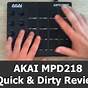 Akai Mpd218 Manual