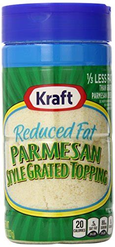 Kraft Cheese Grated Parmesan Reduced Fat 8 Ounce Nicen Fun