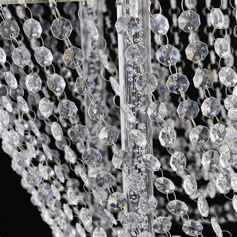 164 Feetlot Clear Acrylic Crystal Octagonal Bead Curtain Garland