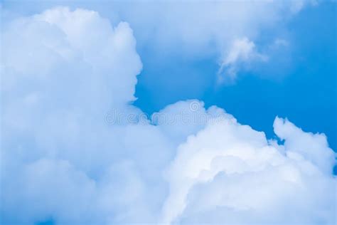 Dreamy Blue Sky And Clouds Spiritual And Nature Background Stock Photo