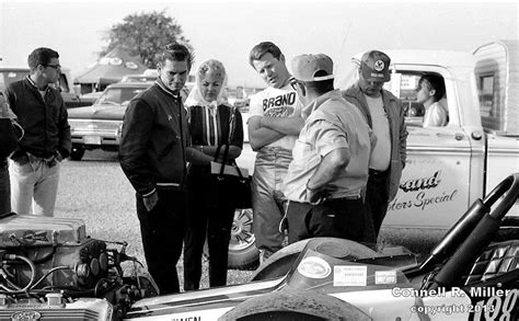 Photo Jack Chrisman Tom Mcewen And Lou Baney 1 Race Car Owners