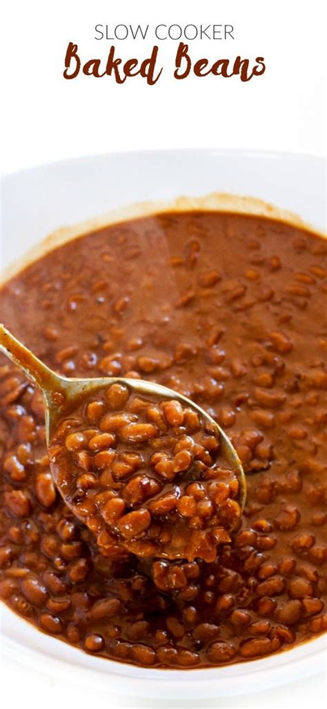 Slow Cooker Boston Baked Beans Recipe Food Folks And Fun