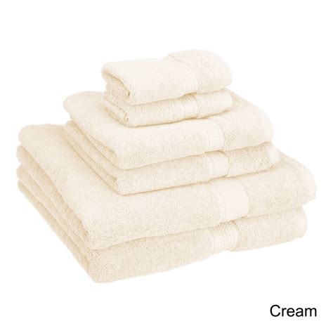 Superior 900 Gsm Egyptian Cotton 6 Piece Towel Set Towel Set Towel