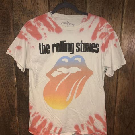 The Rolling Stones Tie Dye Tee Shirt Size Medium Depop