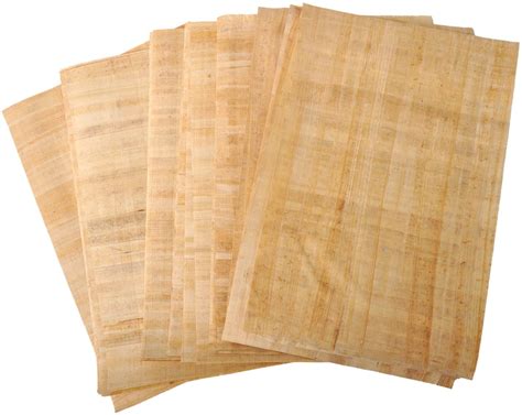 Set 50 Egyptian Papyrus Paper 8x12in 20x30cm Ancient Alphabets