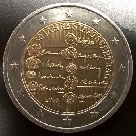 2 Euro Sondermünzen At Österreich Euro Euro Länder Europa