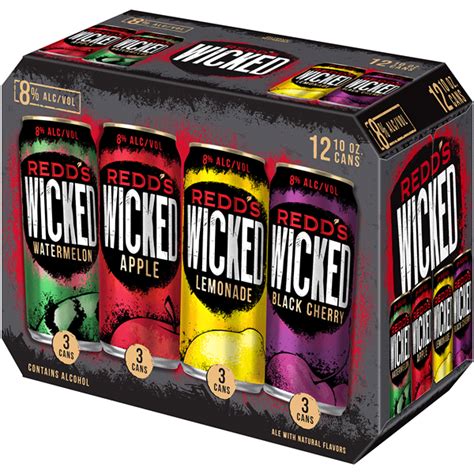 Redds Wicked Variety Pack 12 Pack 10 Fl Oz Cans Hard Cider