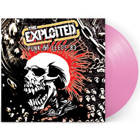 The Exploited Punk At Leeds 83 Limited Edition Pink Vinyl Cleopatra Records Store
