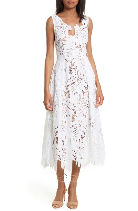 Tracy Reese Leaf Lace Frock Nordstrom