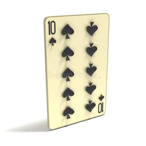 Playing Card Ten Of Spades Picture Image 4123506