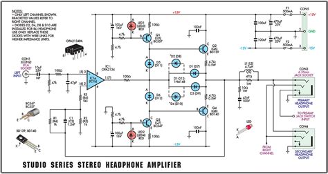 Diy Studio Series Stereo Headphone Amplifier Project With Komitart Lay6