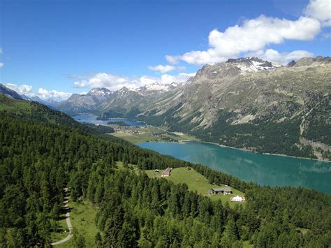 Haute Engadine Canton Des Grisons Lacs De Silvaplana Et D Flickr