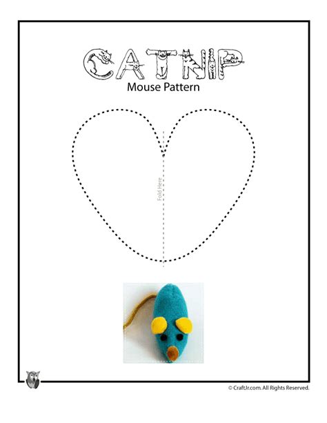 catnip mouse pattern woo jr kids activities