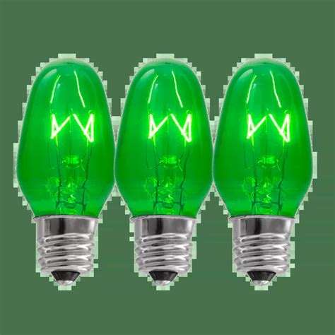 15 Watt Scentsy Light Bulbs Green 3 Pack