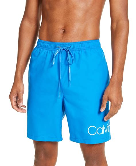 Bring A Signature Look To The Beach These Calvin Klein Swim Trunks