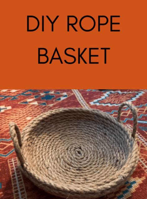 8 Rope Baskets Ideas In 2021 Rope Basket Rope Projects Rope Crafts