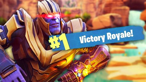 Owning Thanos In Fortnite Fortnite Battle Royale Thanos Mode Youtube