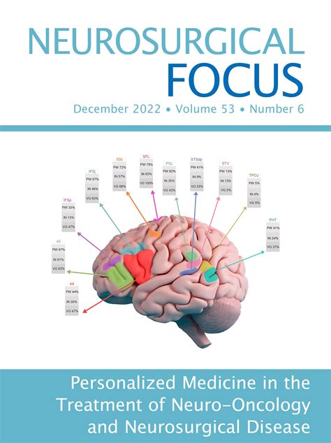 Neurosurgical Focus Volume 53 Issue 6 Personalized Medicine In The