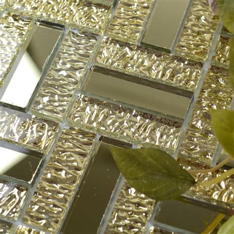 Crystal Glass Mirror Wall Tile Cheap Glass Mosaic Tiles Mgt138
