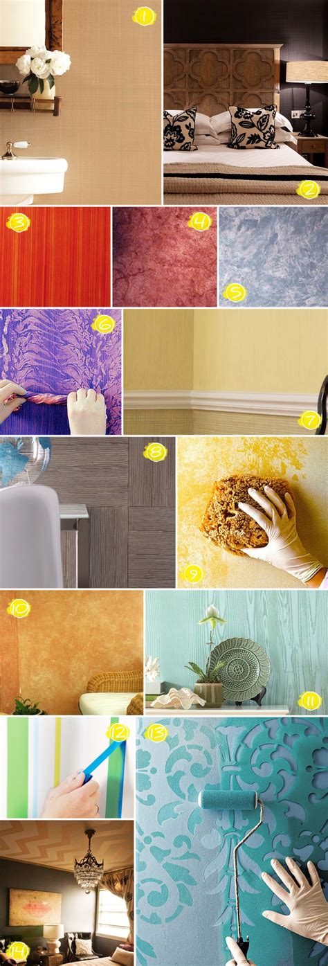 Textured Wall Painting Ideas From Faux Wood To Linen