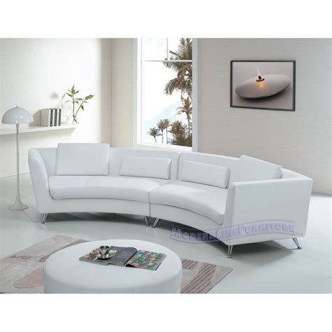 Curved White Leather Sofas Curved Couch Hospital Furniture