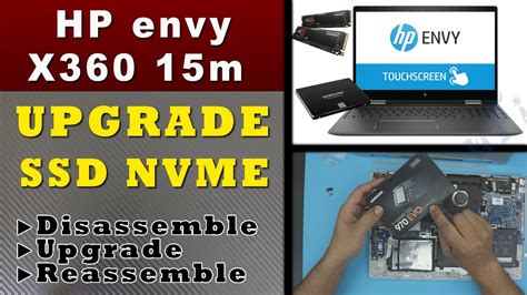 Hp Envy X360 15m Ssd Nvme M2 Upgrade Step By Step Youtube