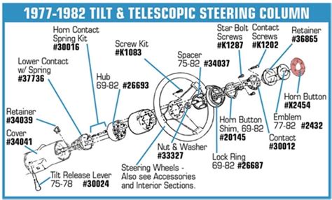 1 26693 69 82 Steering Wheel Hub Wtilt And Telescopic Column
