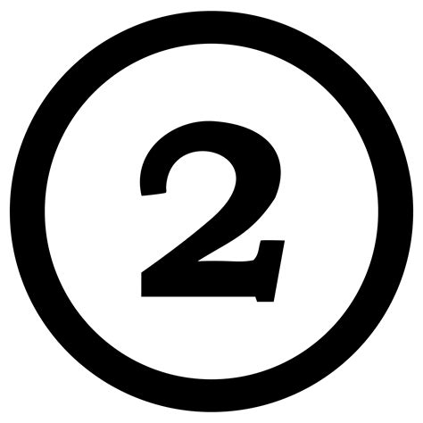 2 Number Png High Quality Image Png All Png All
